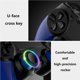 thumbnail image 2 of Auriculares Universales De Conducción Ósea Auriculares Inalámbricos Bluetooth Auriculares Estéreo Deportivos (Rojo) Methold EL007216-00, 2 of 6