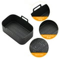 thumbnail image 3 of Revestimiento de silicona para cesta de freidora de aire, freidora de aire reutilizable para accesorios de horno de freidora de aire seguros para alimentos, 3 of 5