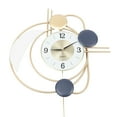 thumbnail image 4 of Wall Clock 27.95" Large Metal Hanging Clocks Silent Modern Art Home Decor, 4 of 12