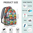 thumbnail image 6 of Boston Terrier Backpack for School,Cute School Bag,Schoolbag with Adjustable Shoulder Straps & Padded Back,15.3"x11"x7.1".﻿, 6 of 6