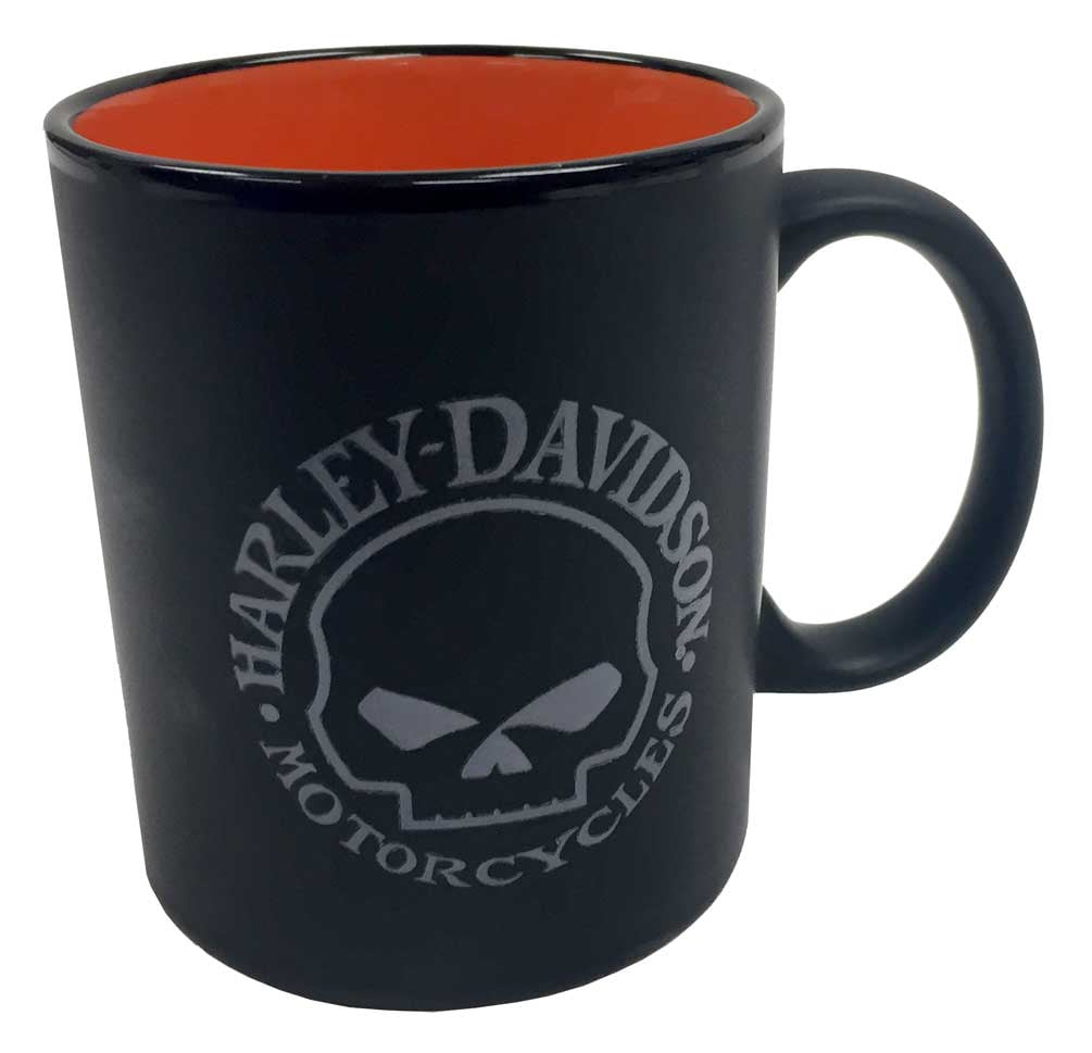 harley davidson skull mug