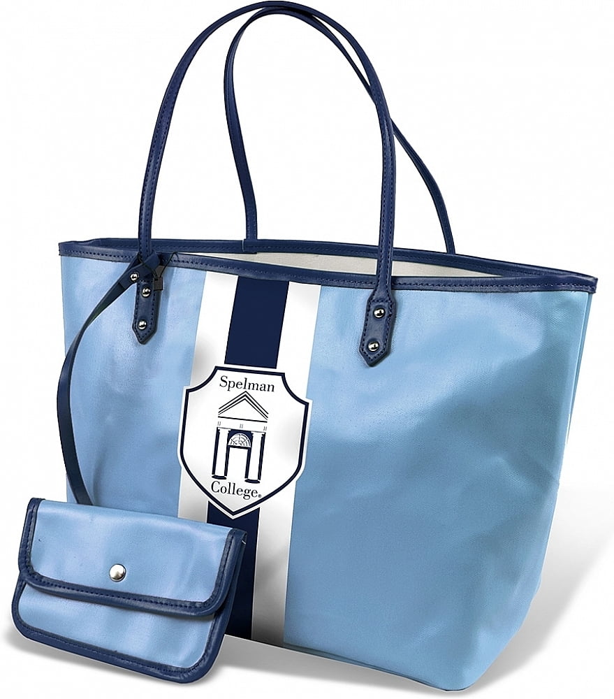 sky blue tote bag