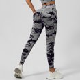 thumbnail image 4 of Women Tie Dye High Waisted Butt Lifting Leggings Tummy Control Squat Proof Yoga Pants Soft Stretch Quick Dry Workout Running Athletic Gym Pants, 4 of 6