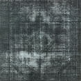 thumbnail image 1 of Ahgly Company Indoor Square Mid-Century Modern Dark Gray Black Oriental Area Rugs, 7' Square, 1 of 6