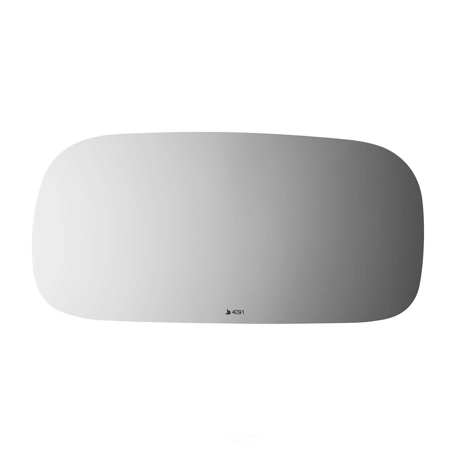 Burco Side View Mirror Replacement Glass - Clear Glass - 4091