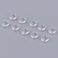 thumbnail image 4 of Paquete de 10 piezas de anillos espaciadores de cuentas redondas de cobre y metal Plata 9mm, 4 of 9