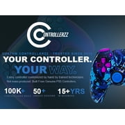 Custom Wireless Controller Compatible with PS5 - Multiple Designs Available (PS5 Glossy Carbon Fiber)