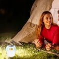 thumbnail image 3 of Camping Lantern Solar Rechargeable, LED Tent Light with 3 Lighting Modes, 3000mAh Power Bank USB Type-C, Bright for Camping, Retractable Hook, Lightweight Portable IPX45 Waterproof, 3 of 8
