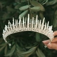 thumbnail image 5 of unbranded  Elegant Bridal Rhinestone Crown Female Bride Queen Bridesmaid, 5 of 8
