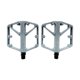 thumbnail image 1 of 2 pedales de bicicleta planos de nailon para reparación de accesorios de ciclismo BMX Gris, 1 of 8