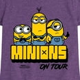 thumbnail image 3 of Despicable Me Minions - On Tour - Toddler & Youth Girls Short Sleeve Graphic T-Shirt, 3 of 5