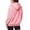 Pink, variant on Hoodies for Women Zip Sweatshirts Women Petite Pullover Sweater Shirts Plain Hoodies Long Womens Shirt Hoodie Pullover Jackets Sheet Metal Neck Top Womens Long Athletic Pink S