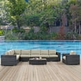 thumbnail image 2 of Summon 7 Piece Outdoor Patio Sunbrella Sectional Set EEI-2014, 2 of 3