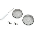 thumbnail image 2 of HQRP 2-Pack 2.8" RV Furnace Vent Covers Flying Bug Insect / Rodent Screen w/ Installation Tool Replacement for Camco 42141 FUR-200, 2 of 7
