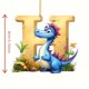 thumbnail image 2 of Colgante Acrílico Navideño de Dinosaurio con 26 Letras, 2 of 2