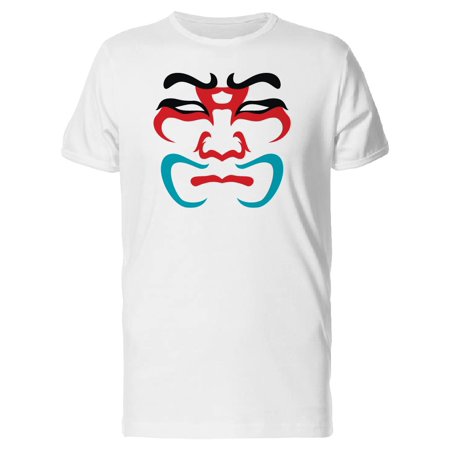Japanese Kabuki Mask Face Tee Men's -Image by Shutterstock