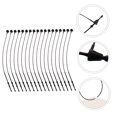 thumbnail image 3 of Minkissy 5000Pcs Name Tag Fasteners Tag Fasteners Black Plastic Round Head Clothing Labels, 3 of 8
