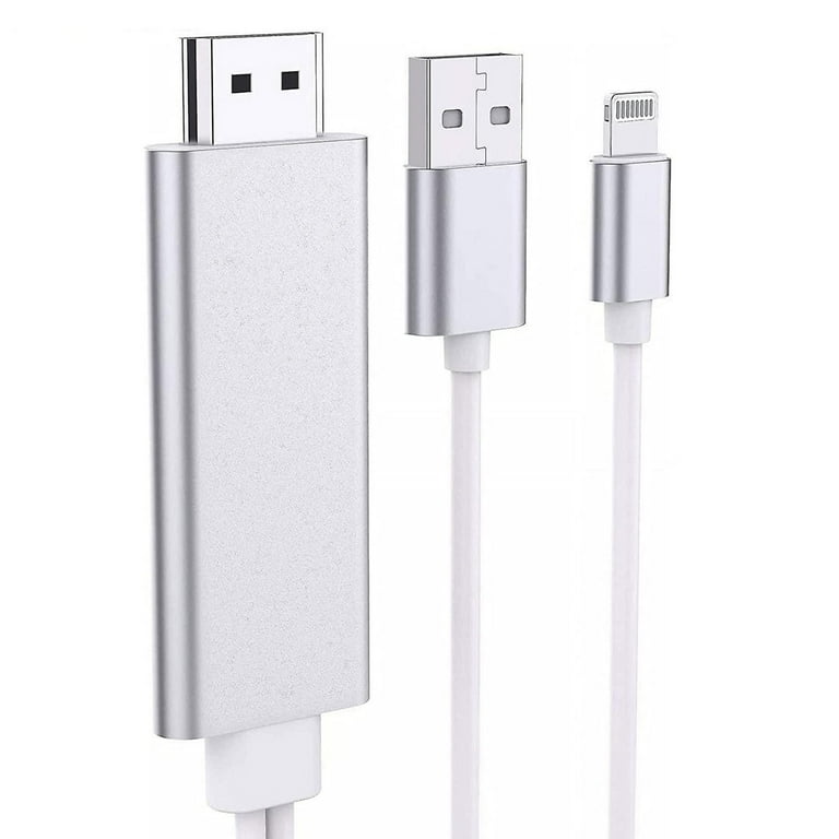 For iPad (7th/8th/9th Gen) USB to HDMI HDTV Adapter TV AV