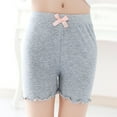 thumbnail image 4 of Posijego Girls Under Dress Short Bow Front Elastic Waist Biker Shorts Little Girl Summer Dance Shorts, 4 of 4