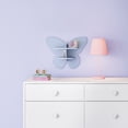 thumbnail image 2 of Mainstays Kids Butterfly Shaped Decorative Wall Shelf, Light Purple, 2 of 6
