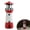 Red, variant on Solar Powered Rotating Lighthouse Garden Decor, Red Outdoor Landscape Patio Light, Waterproof, Durable, Eco-Friendly