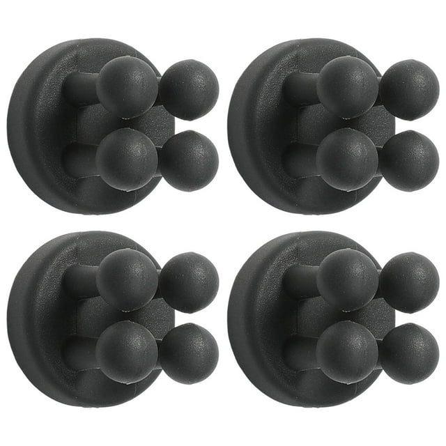 4 Soportes de Silicona para Cepillos de Dientes: Autoadhesivos Multifunción para Colgar en la Pared B