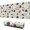 Football Text Beige Pattern, variant on Football Text Beige Pattern Extended Large Mouse Pad, Keyboard Mouse Pad with Non Slip Base & Stitched Edges, Thick Padded Gifts for Office Work Gaming,35.4"x15.7"
