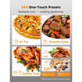thumbnail image 5 of Duet Air Fryer, Electric Pressure Cooker & Grill Combo, 540 IN 1 Multicooker with 3 Removable Lids, Slow Cook, Sautés, Dehydrator, 18/10 SS Pot, Sure-Lock Safety Tech 13 Deluxe Accessories, 5 of 5