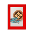 thumbnail image 1 of Hong Kong Fish Meat Shaomai China Picture Display Art Red Photo Frame, 1 of 4