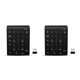 thumbnail image 3 of Injueey Mini teclado numérico Teclado inalámbrico Teclado de 27 teclas Teclado de respuesta rápida Teclado con batería Accesorios para 2.4G 2Conjunto, 3 of 6