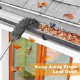 thumbnail image 3 of 2Pcs Gutter Cleaning Brush Roofing Tool with Telescopic Extendable Pole 8.2Ft Guard Cleaner Tool Easy Remove Leave, 3 of 5