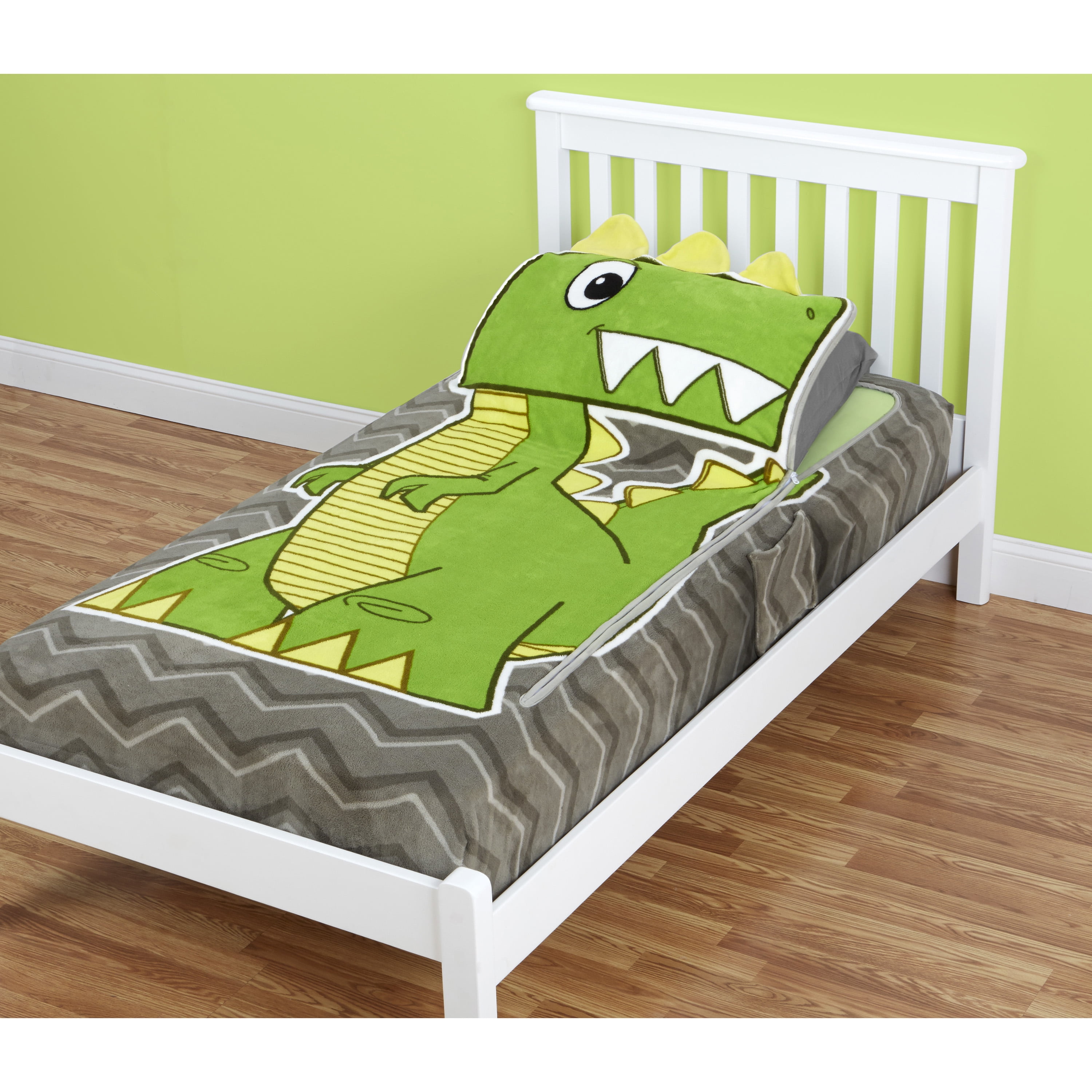 ZIPPY SACK DINO TWIN SIZE MAKE YOUR BED WITH ONE ZIP Walmart