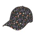 thumbnail image 2 of Baseball Cap, Mushroom Print B Trucker Hats Women Dad Hat For Workouts - Baseball Hat Adjustable Size, 2 of 2