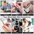 thumbnail image 5 of Mini Screwdriver Keychain Set - 20 Pieces, Bulk Gifts for Men and Adults, Portable Keychain Tool Kit for Everyday Fixes, Adult Party Favors, Stocking Stuffers for Men, 5 of 6