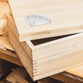 thumbnail image 4 of CRAFTHROU 4Ud Soportes De Brida Triangular Inoxidable Para Refuerzo De Muebles, 4 of 7