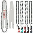 thumbnail image 3 of Chainsaw Chain Carbide 6 Inch Mini Chain Saw Chain Wear Resistant Heavy Duty Chainsaw Chain Guide Bar Carpenter Woodworking Tool for Wood Branch Cutting, 3 of 11