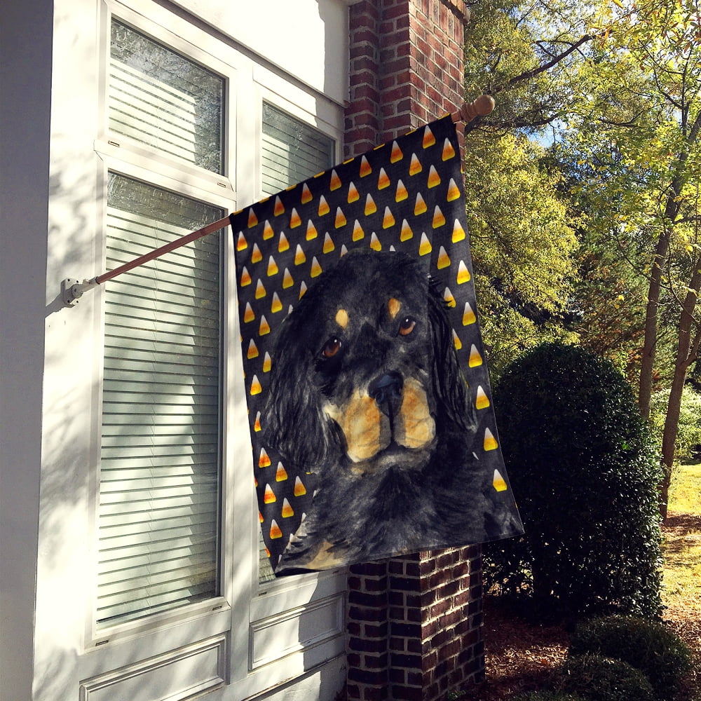 Gordon Setter Candy Corn Halloween Portrait Flag Canvas House Size