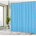 thumbnail image 4 of Ambesonne Blue and Pink Shower Curtain, Tiny Petals, 69"Wx75"L, Pink Deep Sky Blue, 4 of 4