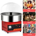 thumbnail image 6 of Ktaxon Cotton Candy Machine with Lid, 15" 980W Electric Cotton Floss Maker, Red, 6 of 7