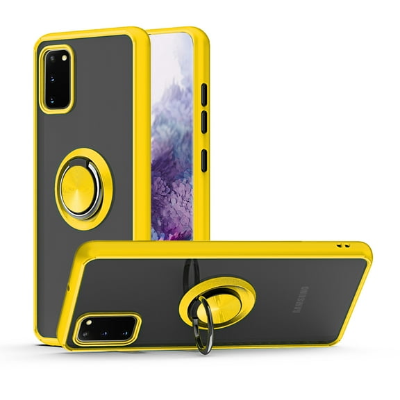 Motorola Moto G8 Power Lite Phone Case, Slim Strong Protective Kickstand Multi-Function for Motorola Moto G8 Power Lite Phone Case Yellow