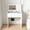White 04, variant on Makeup Vanity Desk with Mirror and Lights Dressing Table with 5 Drawers Bedroom Storage Cabinet