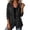 Black, variant on Tqcoqu Women's Polka Dot Oversized Jacket, Lapel Zip Up Casual Waterproof Coat with Multiple Pockets,Women's,Size S-XXXL