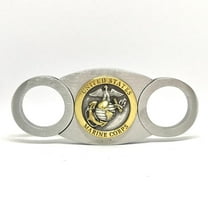 Self-Sharpening Double Guillotine Cigar Cutter – (US Marines)