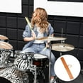 thumbnail image 7 of 2pcs PU Leather Drumstick Bag Drum Stick Holder 2 Colors Drum Stick Pen Storage Handbag Leather Drum Stick Carrying Case Drum Accessories Gift, 7 of 7