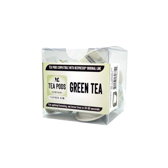Green tea pods compatible with Nespresso OriginalLine