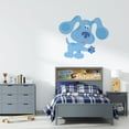 thumbnail image 2 of Vinyl Home Living Room Art Children's Educational Television Show Blue's Clues Decor 20 Inches x 22 Inches Removable Kids Bedroom Nursery Adhesive Blue The Dog Wall Decal Design Sticker Decoration, 2 of 5