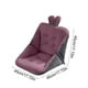 thumbnail image 2 of Cojín de terciopelo para silla de oficina con espuma viscoelástica, asiento y respaldo ergonómicos para oficina en casa, comodidad y alivio de la postura. Aestivo | Morado | AESTIVO, 2 of 7