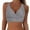 Grey, variant on A Gray Women's Bikini Top V Neck Wrap Look Bralette Swimwear Sports Bikini Halterneck Bikini Swimwear Vacation Swimsuits Summer Beach Bikini Top