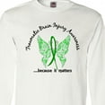 thumbnail image 4 of Inktastic Traumatic Brain Injury TBI Butterfly 6.1 Long Sleeve T-Shirt, 4 of 5