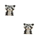 thumbnail image 3 of Maceta de Cerámica Moyic con Forma de Gato Civeta Tamaño Pequeño, 3 of 6